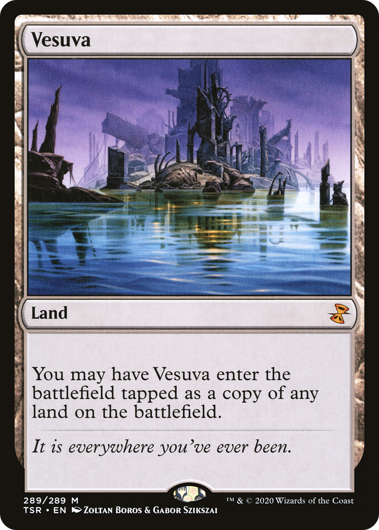FOIL Vesuva (TSR-289) - Time Spiral Remastered - Magic The Gathering