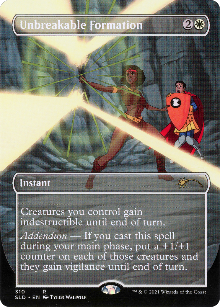 FOIL Unbreakable Formation (SLD-310) - Secret Lair Drop - Magic The Gathering
