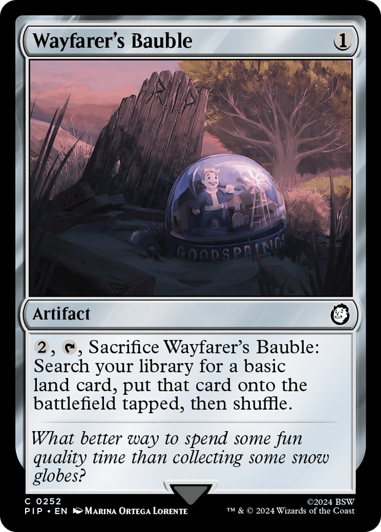 FOIL Wayfarer's Bauble (PIP-252) - Fallout - Magic The Gathering