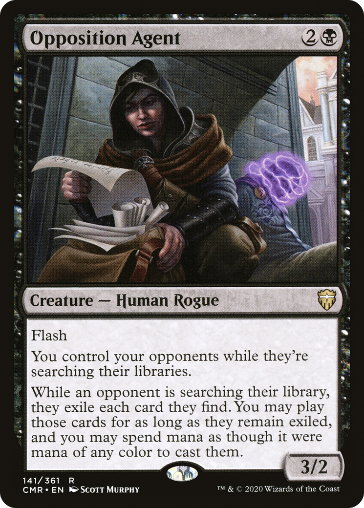 FOIL Opposition Agent (CMR-141) - Commander Legends - Magic The Gathering