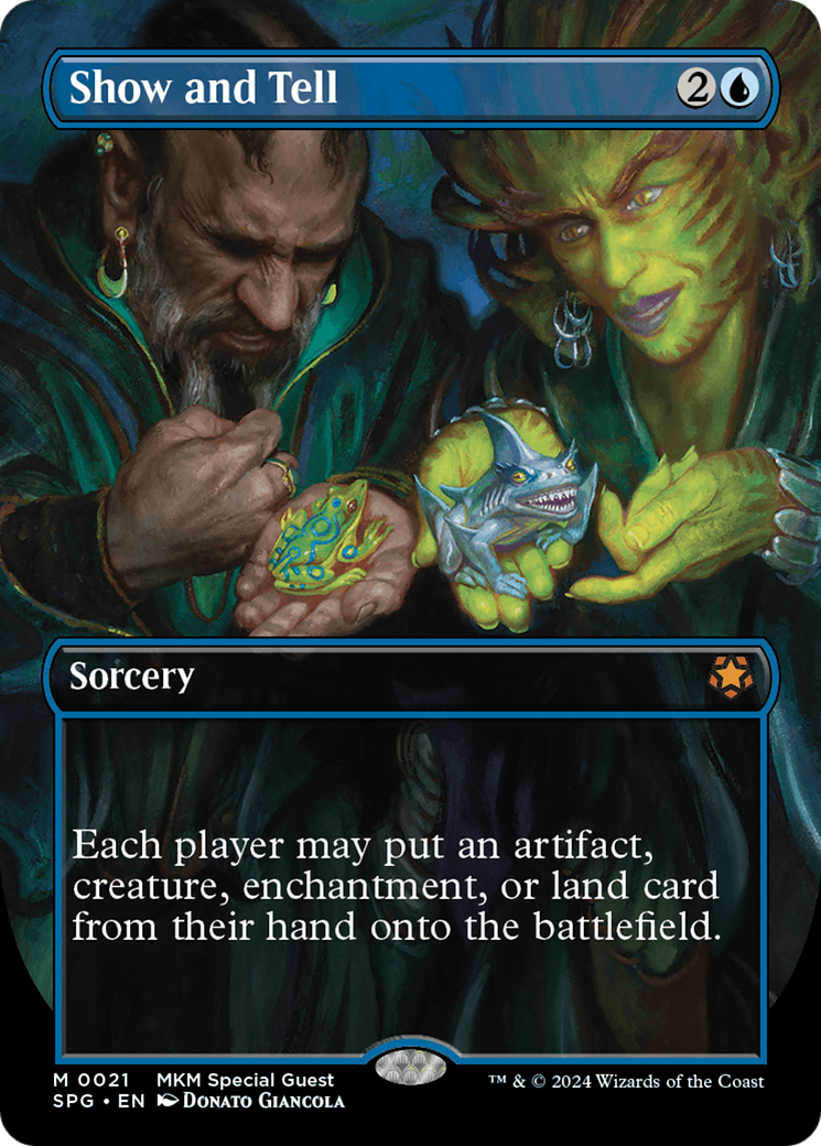 Show and Tell (Borderless) (SPG-021) - Special Guests - Magic The Gathering