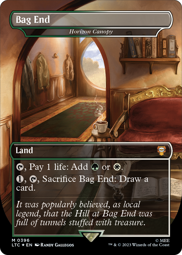 FOIL Bag End - Horizon Canopy (Surge Foil) (LTC-396) - Tales of Middle-earth Commander - Magic The Gathering
