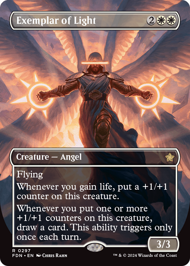 FOIL Exemplar of Light (FDN-297) - Foundations - Magic The Gathering
