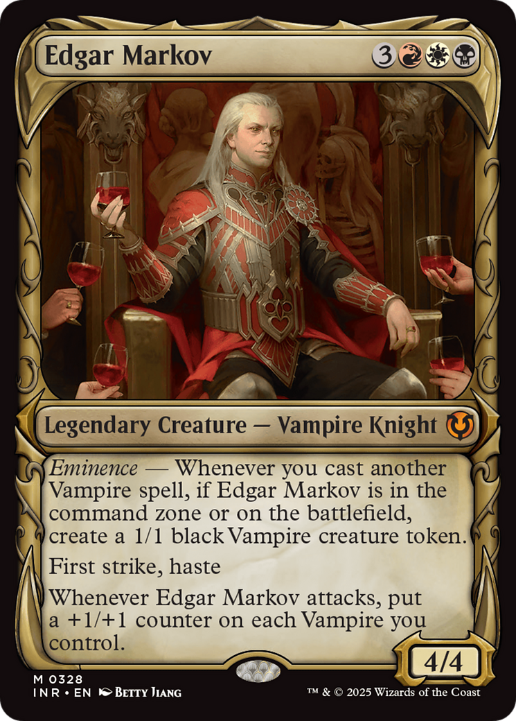 FOIL Edgar Markov (INR-328) - Innistrad Remastered - Magic The Gathering