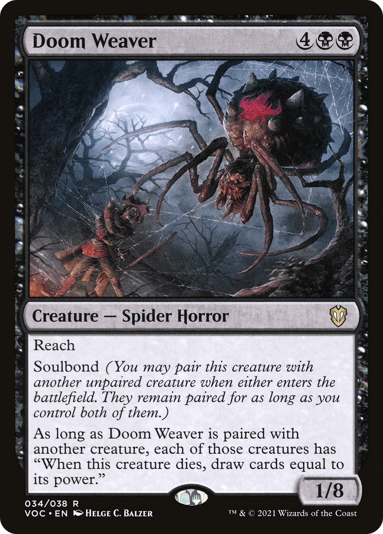Doom Weaver (VOC-034) - Crimson Vow Commander - Magic The Gathering