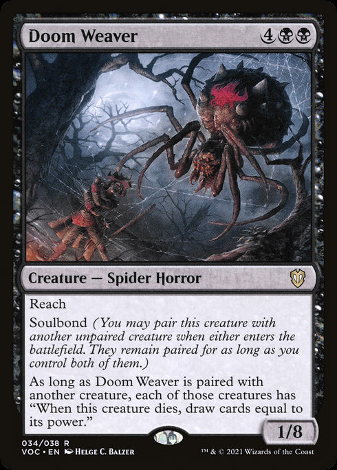 Doom Weaver (VOC-034) - Crimson Vow Commander - Magic The Gathering
