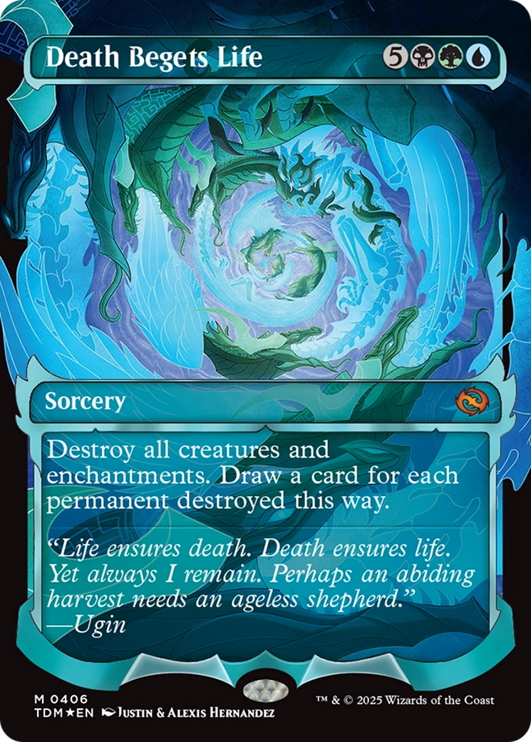 FOIL Death Begets Life (TDM-406) - Tarkir: Dragonstorm - Magic The Gathering