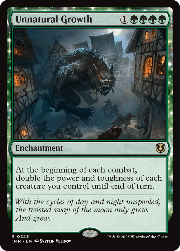 Unnatural Growth (INR-223) - Innistrad Remastered - Magic The Gathering