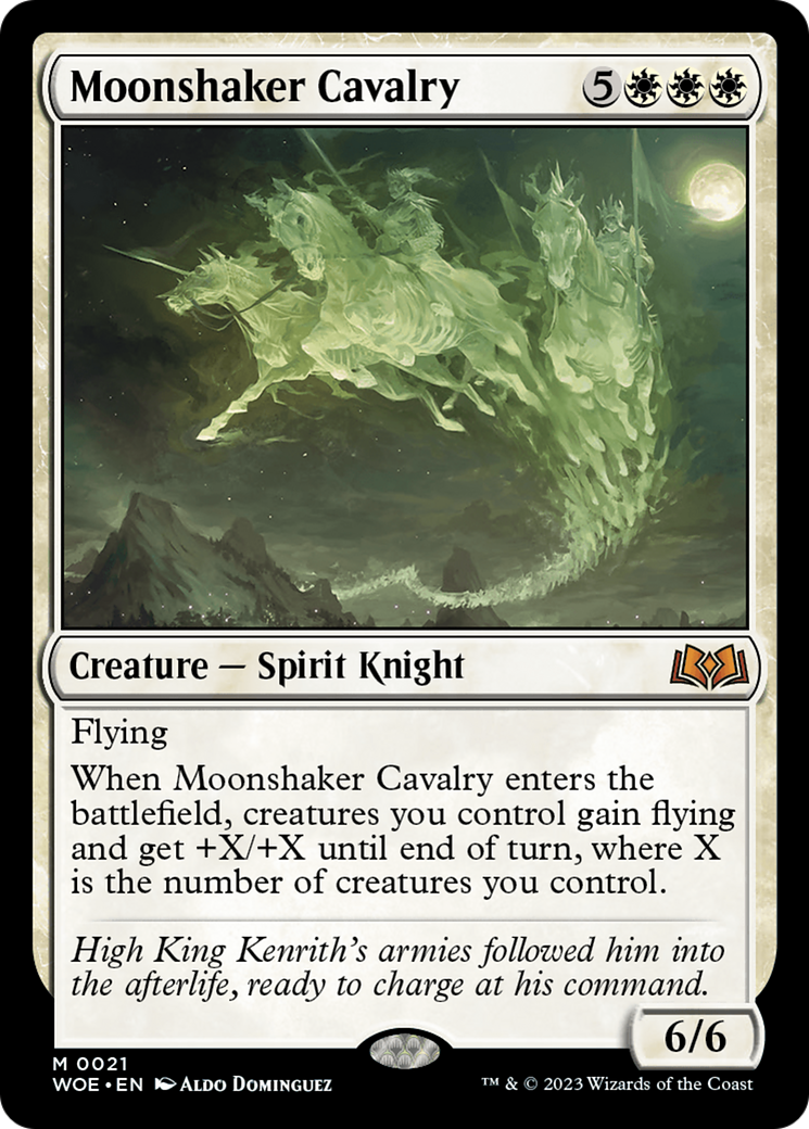 Moonshaker Cavalry (WOE-021) - Wilds of Eldraine - Magic The Gathering