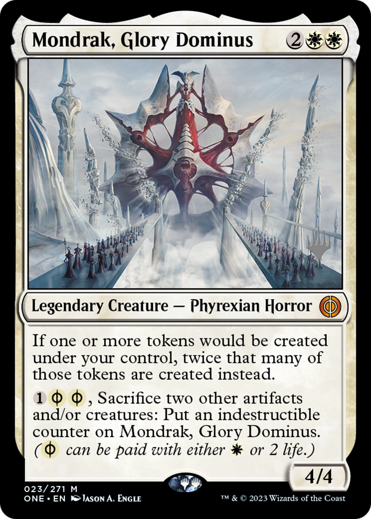 Mondrak, Glory Dominus (PPONE-023) - Phyrexia: All Will Be One Promos - Magic The Gathering
