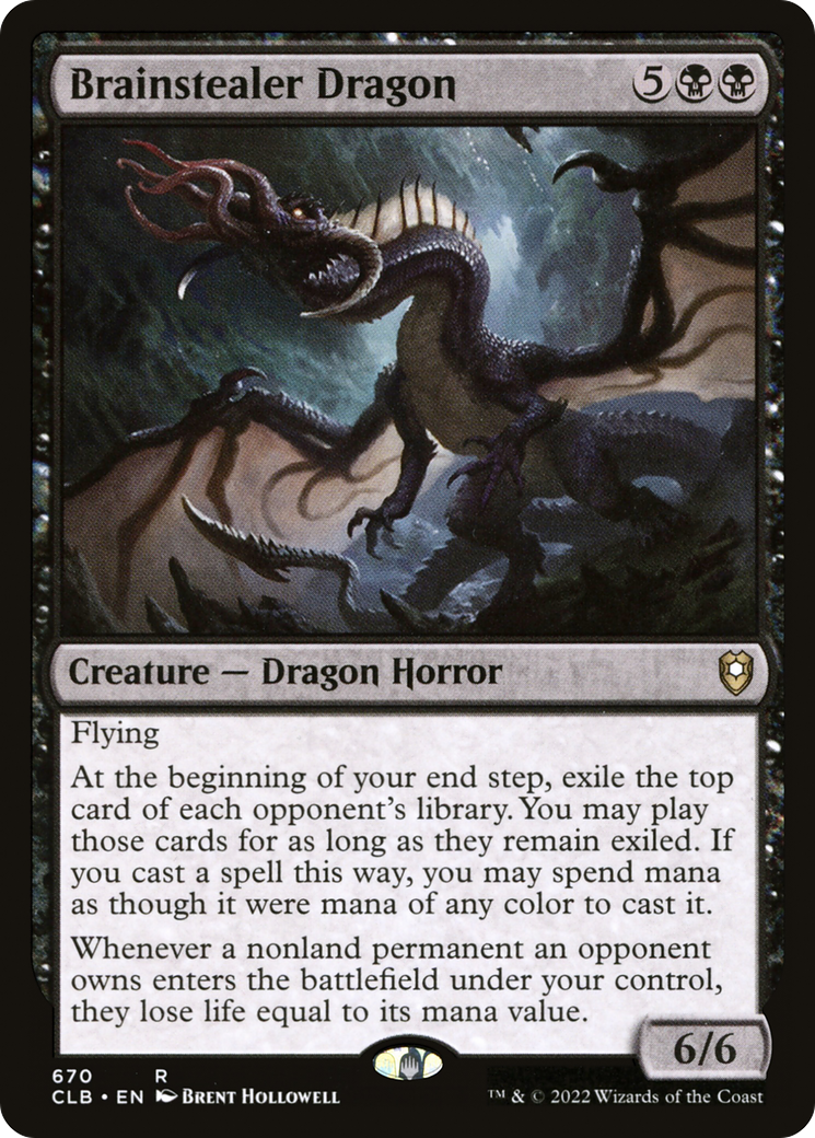 Brainstealer Dragon (CLB-670) - Commander Legends: Battle for Baldur's Gate - Magic The Gathering