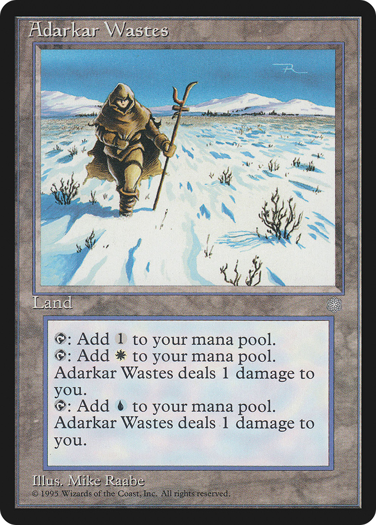 Adarkar Wastes (ICE-351) - Ice Age - Magic The Gathering