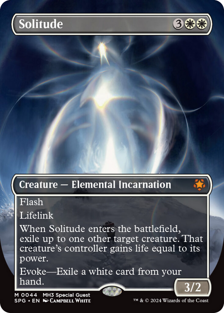 Solitude (Borderless) (SPG-044) - Special Guests - Magic The Gathering