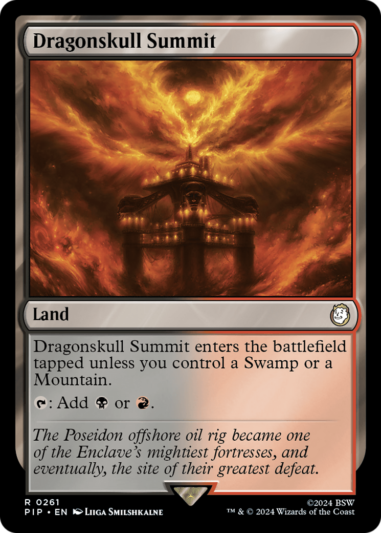 FOIL Dragonskull Summit (PIP-261) - Fallout - Magic The Gathering
