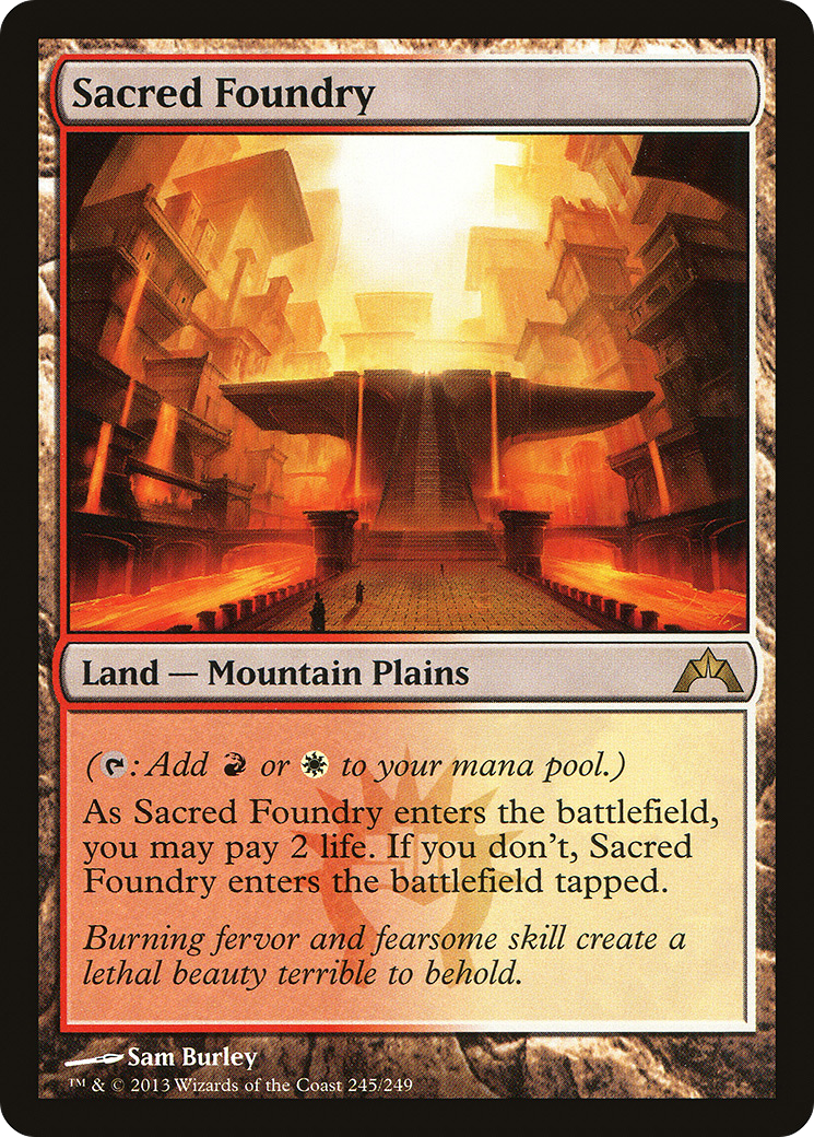 Sacred Foundry (GTC-245) - Gatecrash - Magic The Gathering
