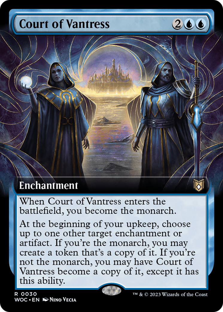 Court of Vantress (Extended Art) (WOC-030) - Wilds of Eldraine Commander - Magic The Gathering