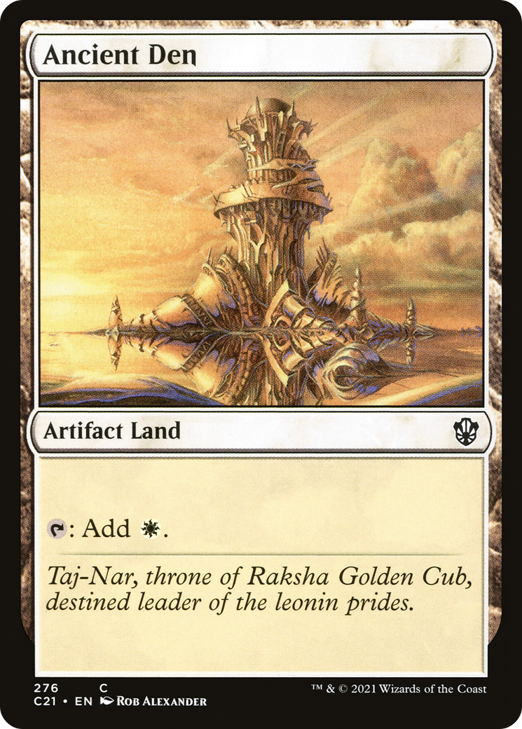Ancient Den (C21-276) - Commander 2021 - Magic The Gathering