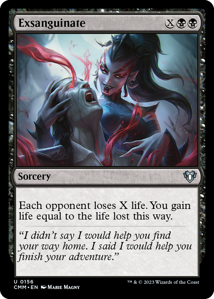 FOIL Exsanguinate (CMM-156) - Commander Masters - Magic The Gathering