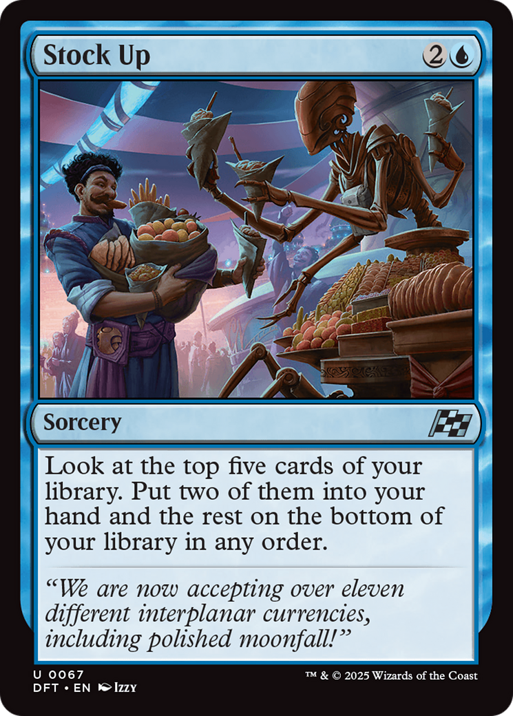 FOIL Stock Up (DFT-067) - Aetherdrift - Magic The Gathering