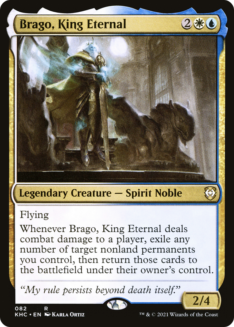 Brago, King Eternal (KHC-082) - Kaldheim Commander - Magic The Gathering