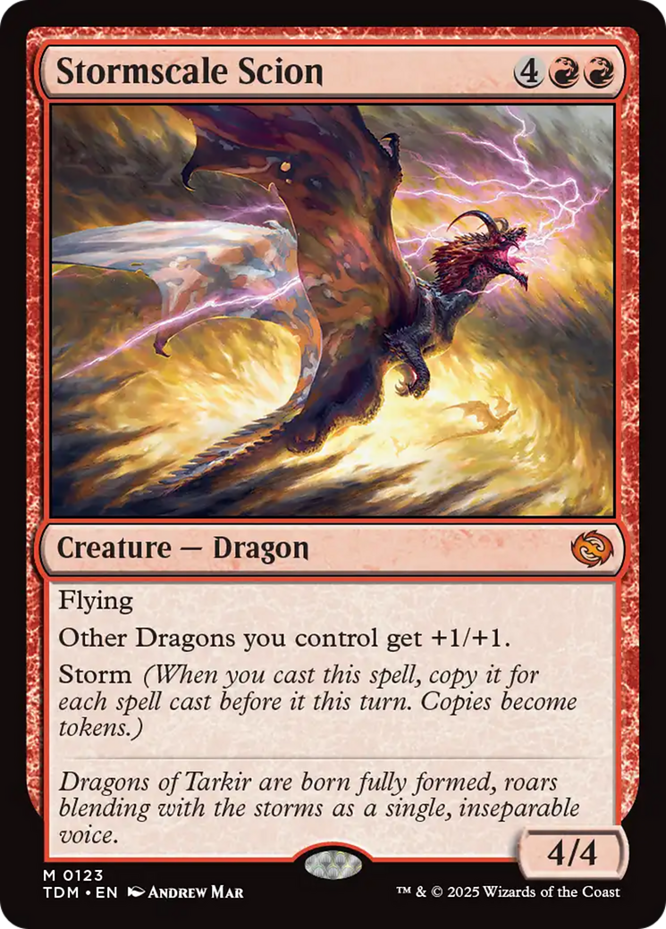 Stormscale Scion (TDM-123) - Tarkir: Dragonstorm - Magic The Gathering