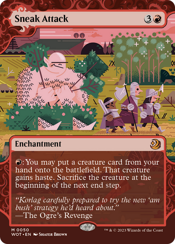 Sneak Attack (WOT-050) - Wilds of Eldraine: Enchanting Tales - Magic The Gathering