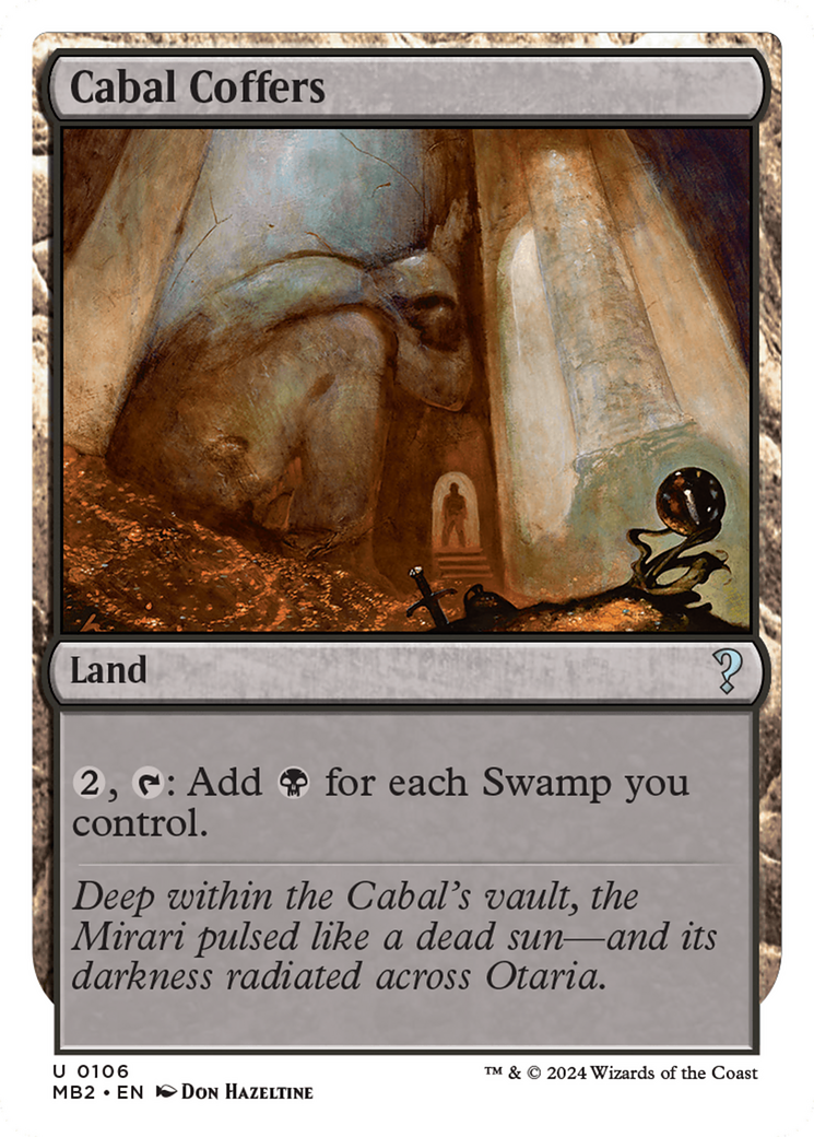 Cabal Coffers (MB2-106) - Mystery Booster 2 - Magic The Gathering