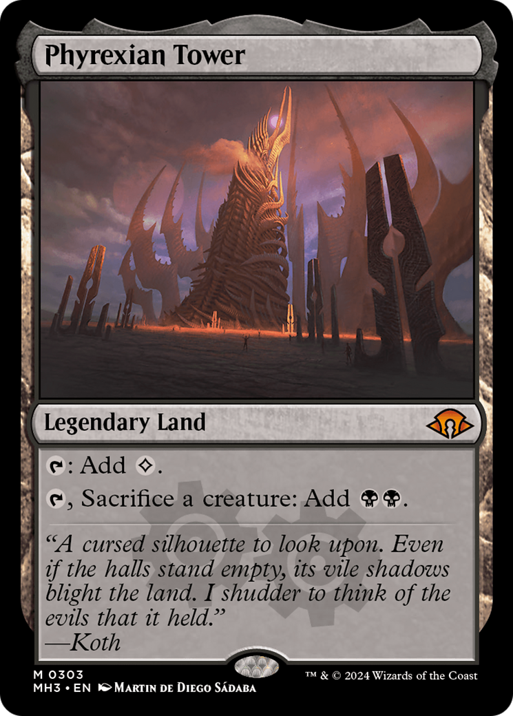 Phyrexian Tower (MH3-303) - Modern Horizons 3 - Magic The Gathering