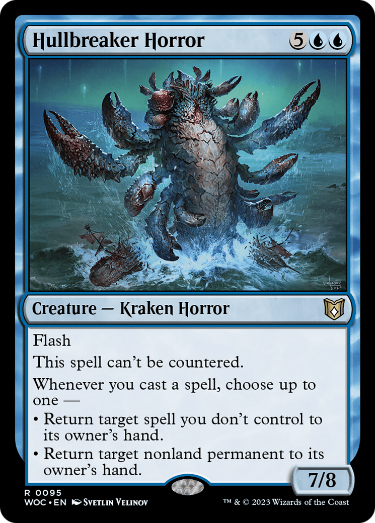 Hullbreaker Horror (WOC-095) - Wilds of Eldraine Commander - Magic The Gathering