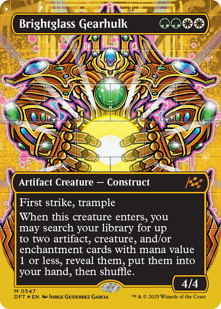 FOIL Brightglass Gearhulk (DFT-547) - Aetherdrift - Magic The Gathering
