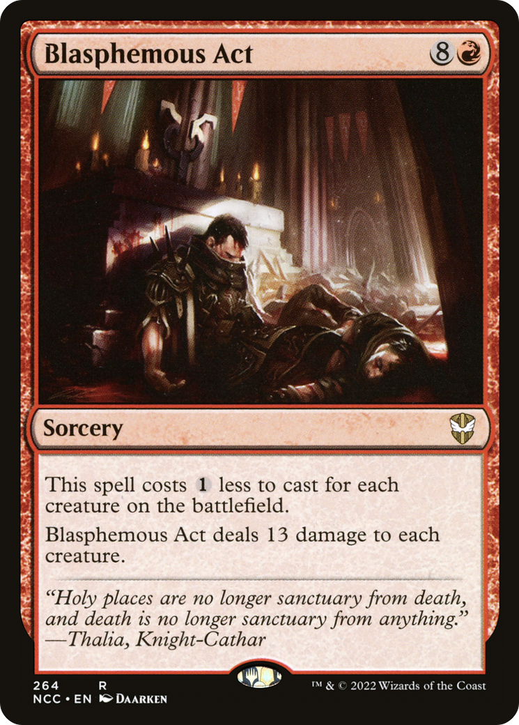 Blasphemous Act (NCC-264) - New Capenna Commander - Magic The Gathering