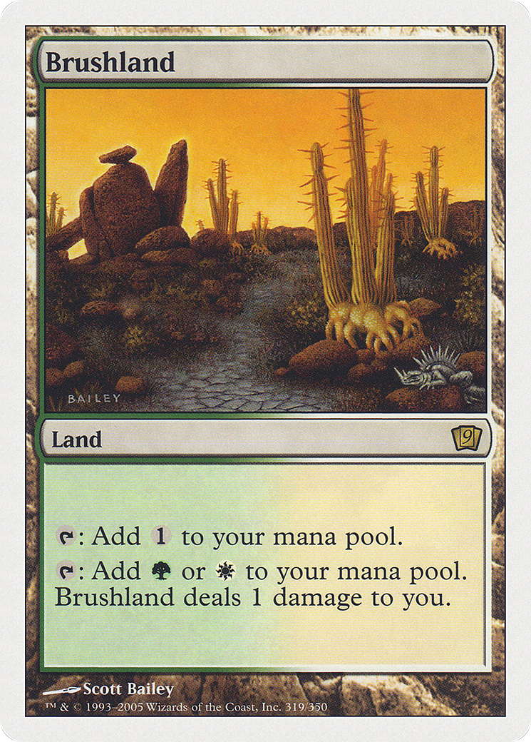Brushland (9ED-319) - Ninth Edition - Magic The Gathering