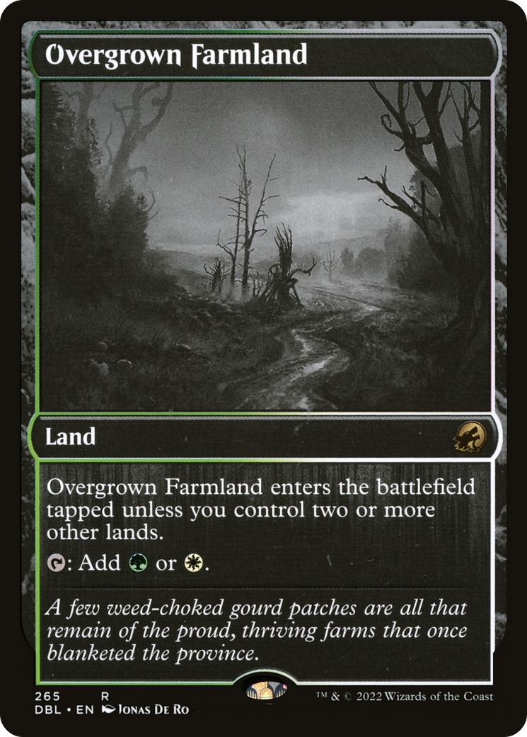 Overgrown Farmland (DBL-265) - Innistrad: Double Feature - Magic The Gathering