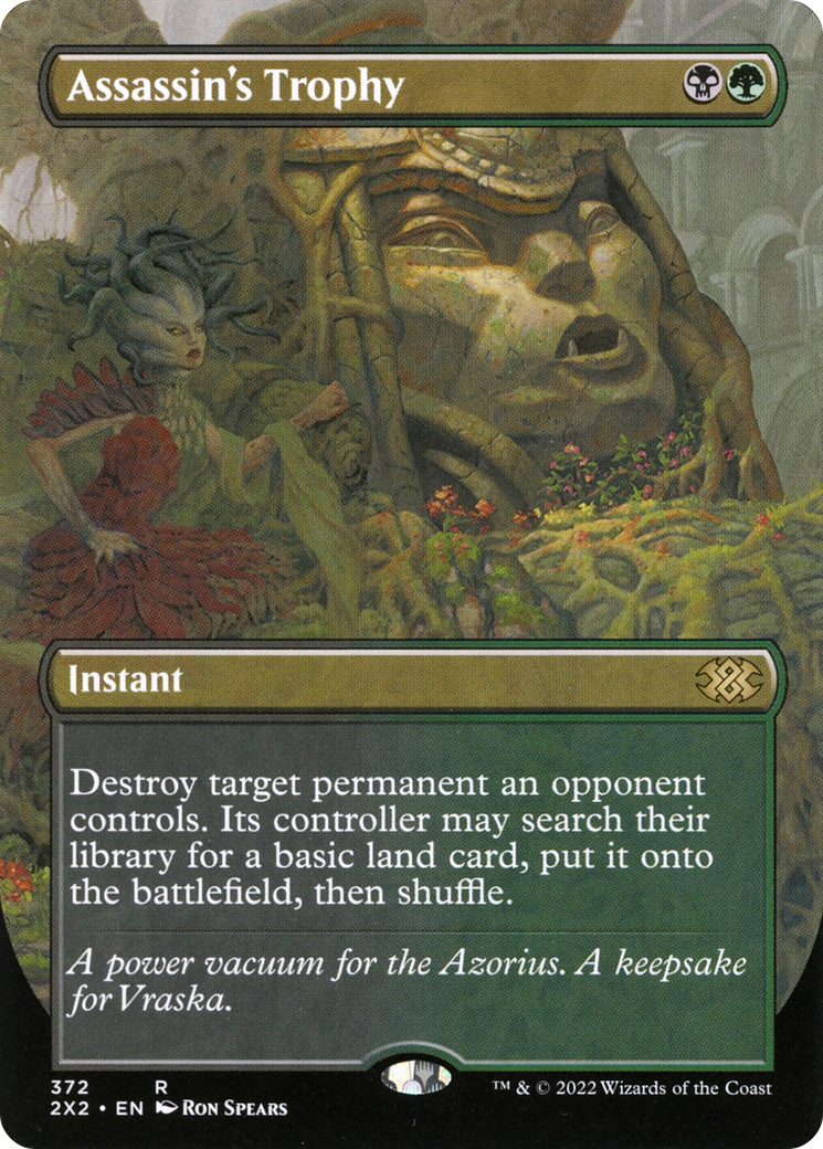 Assassin's Trophy (Borderless) (2X2-372) - Double Masters 2022 - Magic The Gathering