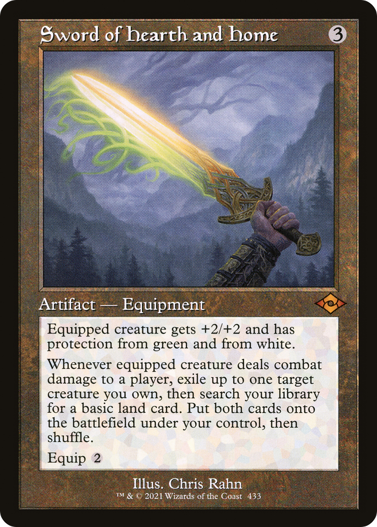 FOIL Sword of Hearth and Home (Retro Frame) (MH2-433) - Modern Horizons 2 - Magic The Gathering