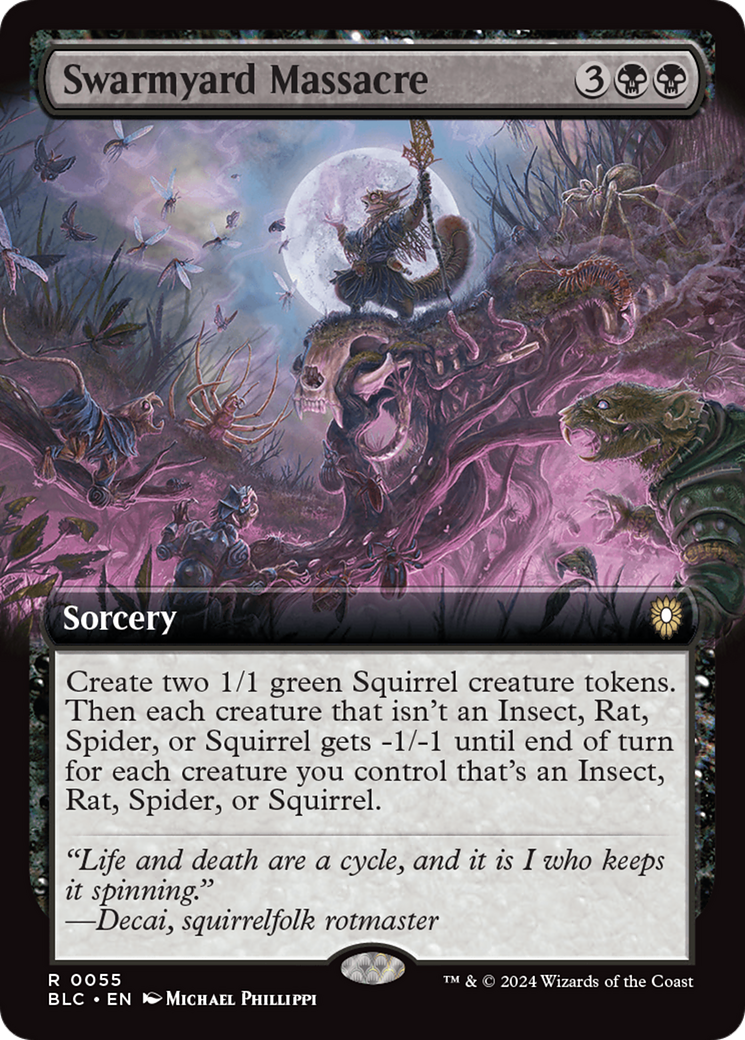 Swarmyard Massacre (BLC-055) - Bloomburrow Commander - Magic The Gathering