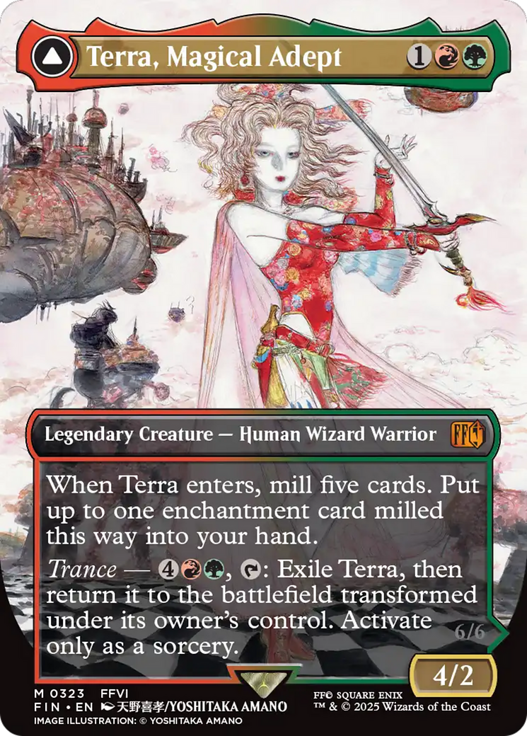 Terra, Magical Adept // Esper Terra (FIN-323) - FINAL FANTASY - Magic The Gathering