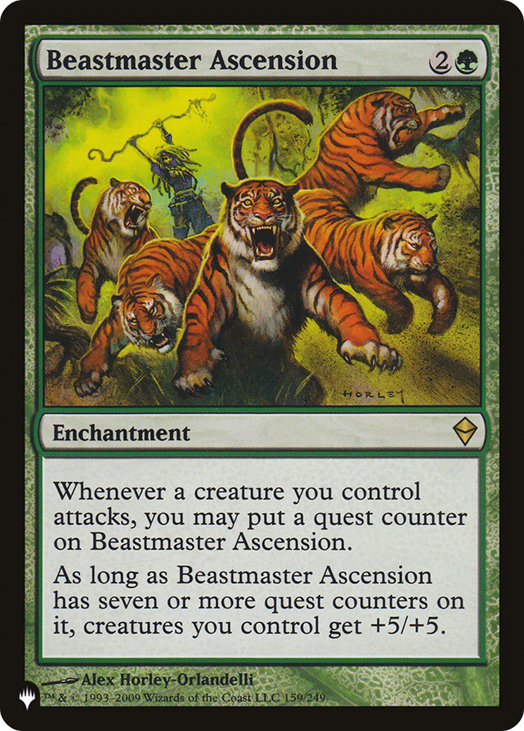 Beastmaster Ascension (ZEN) (LIST-ZEN-159) - The List - Magic The Gathering