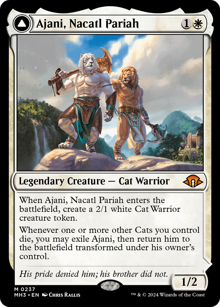 Ajani, Nacatl Pariah (MH3-237) - Modern Horizons 3 - Magic The Gathering