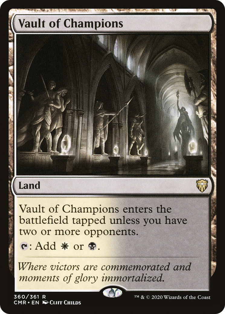 FOIL Vault of Champions (CMR-360) - Commander Legends - Magic The Gathering