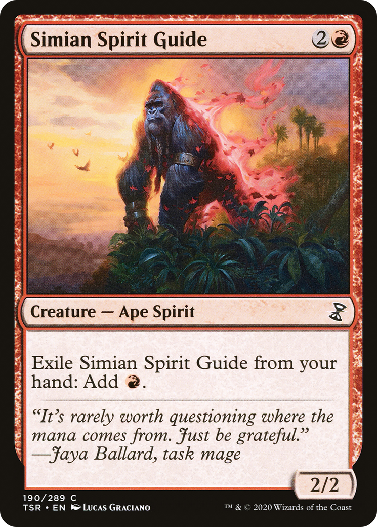 FOIL Simian Spirit Guide (TSR-190) - Time Spiral Remastered - Magic The Gathering