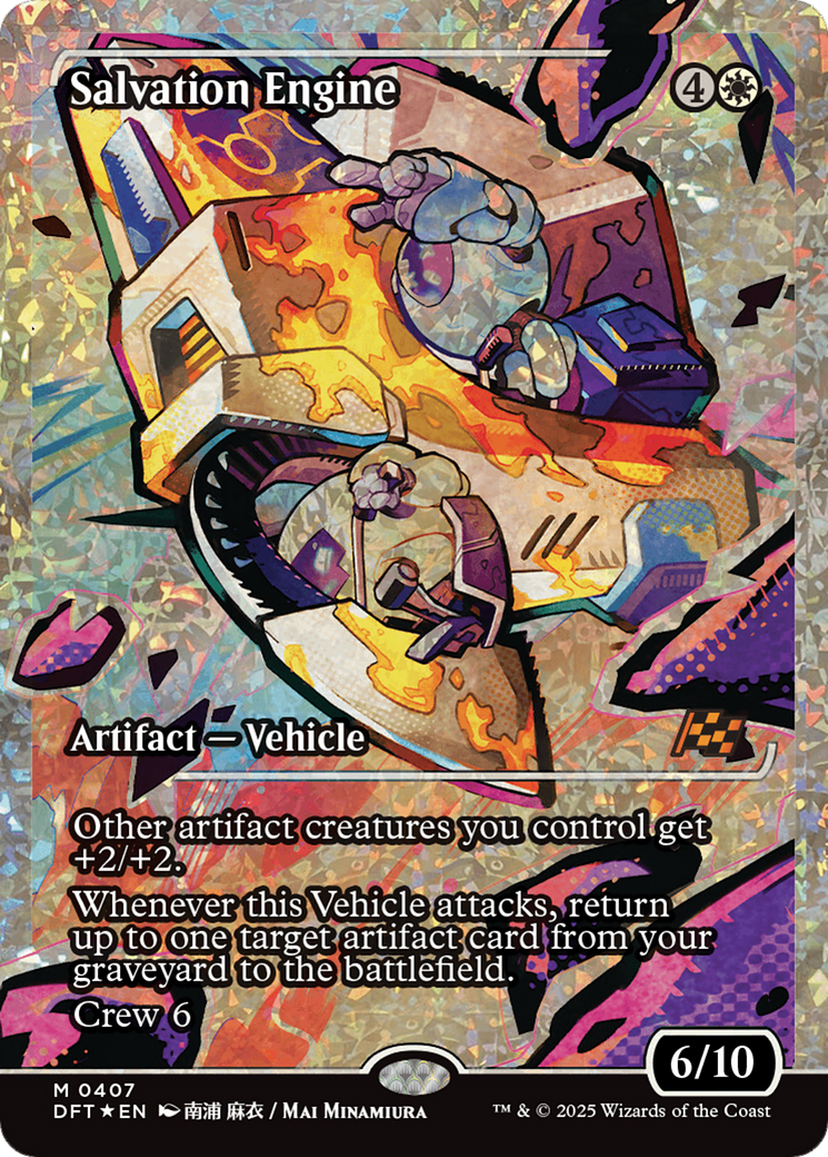 FOIL Salvation Engine (DFT-407) - Aetherdrift - Magic The Gathering