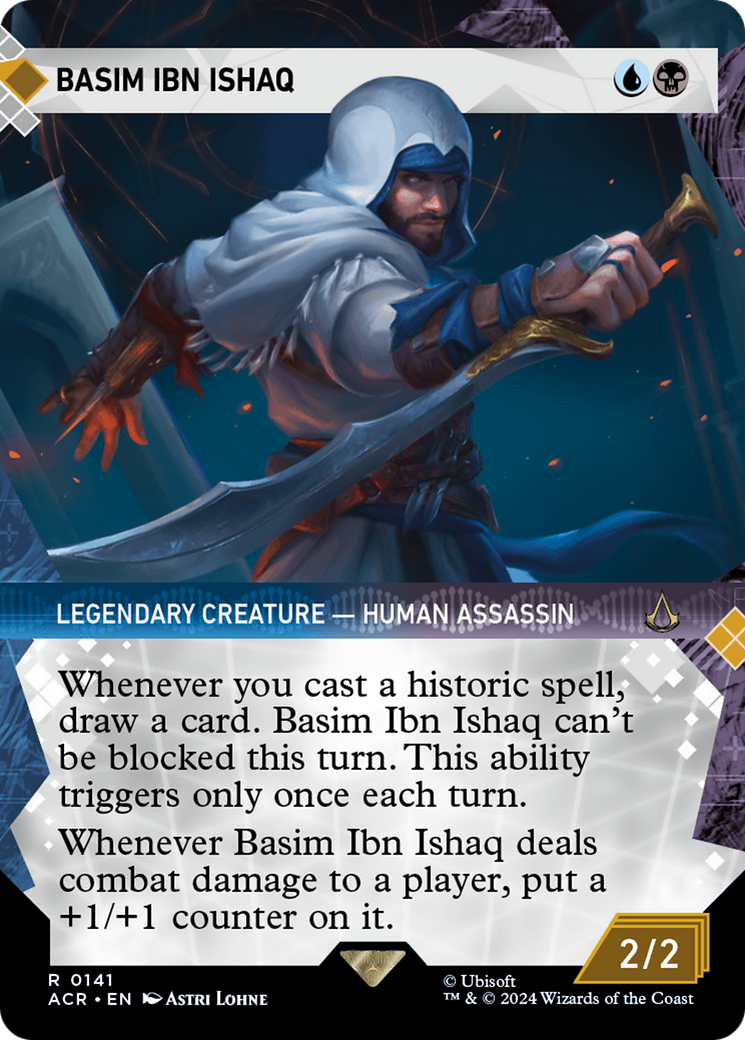 Basim Ibn Ishaq (Showcase) (ACR-141) - Assassin's Creed - Magic The Gathering