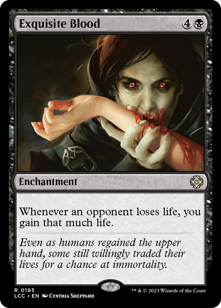 Exquisite Blood (LCC-195) - The Lost Caverns of Ixalan Commander - Magic The Gathering