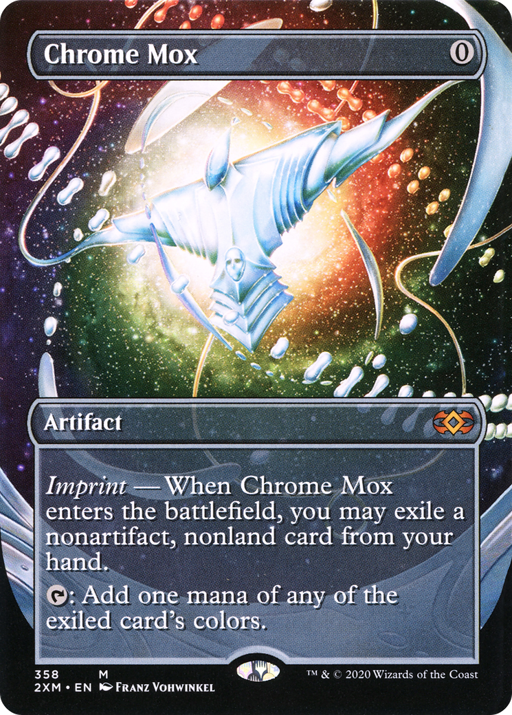 Chrome Mox (Borderless) (2XM-358) - Double Masters - Magic The Gathering