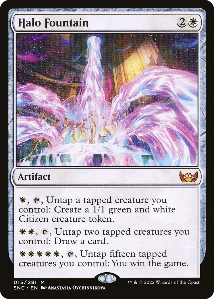 Halo Fountain (SNC-015) - Streets of New Capenna - Magic The Gathering
