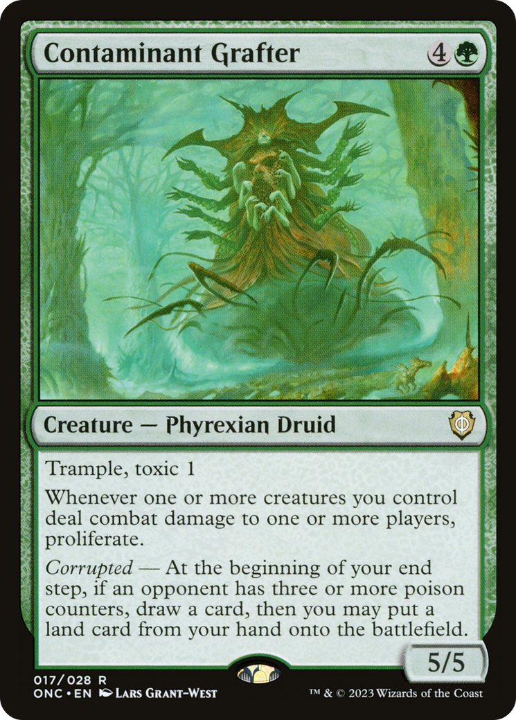 Contaminant Grafter (ONC-017) - Phyrexia: All Will Be One Commander - Magic The Gathering