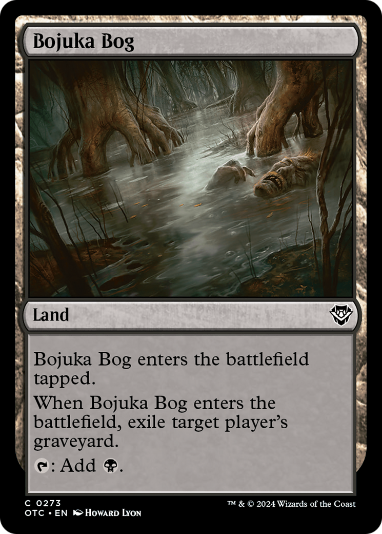 Bojuka Bog (OTC-273) - Outlaws of Thunder Junction Commander - Magic The Gathering