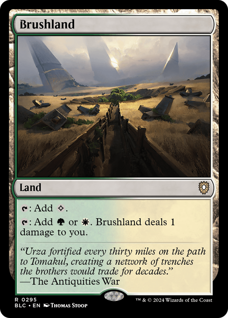 Brushland (BLC-295) - Bloomburrow Commander - Magic The Gathering