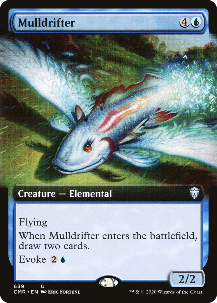 FOIL Mulldrifter (Extended Art) (CMR-639) - Commander Legends - Magic The Gathering
